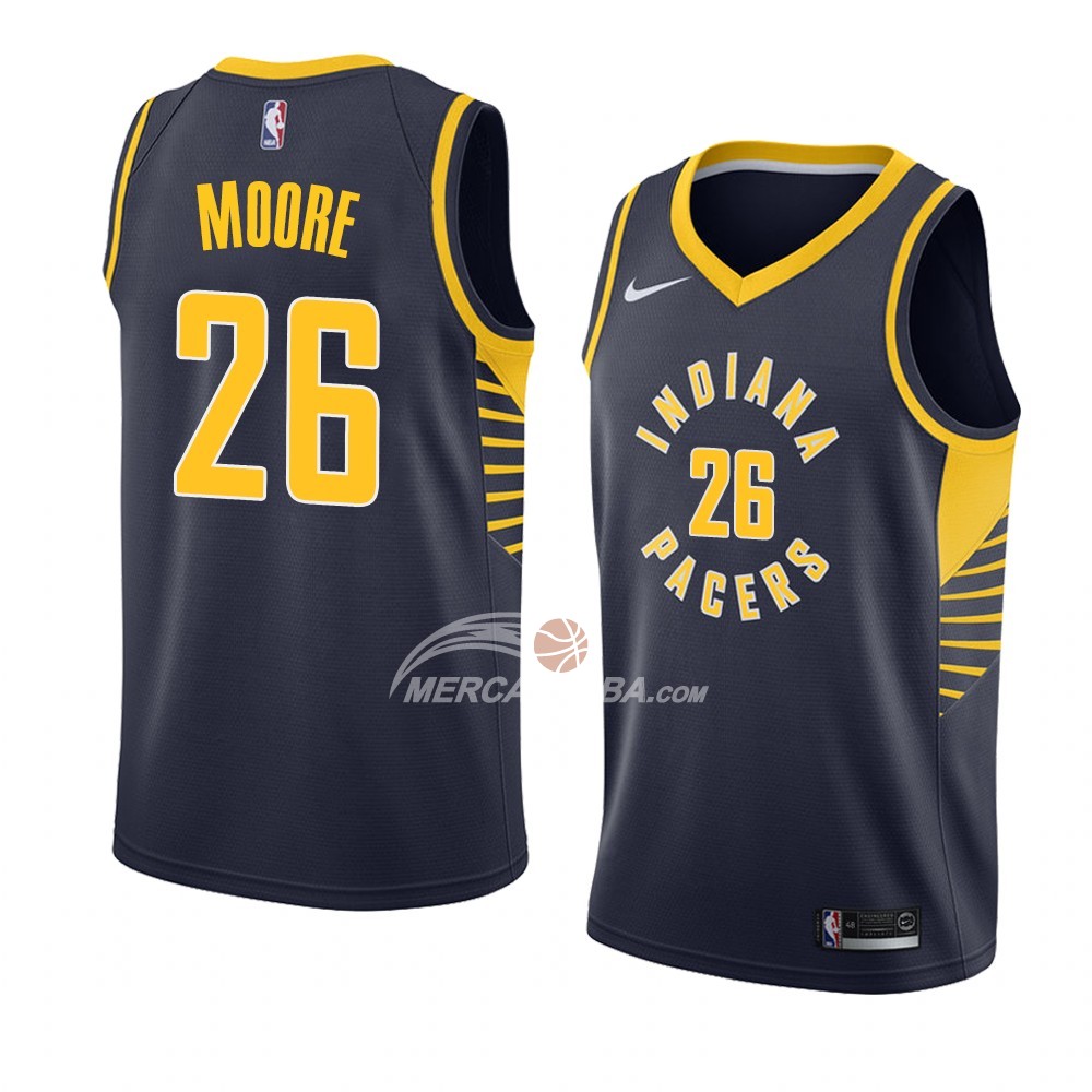 Maglia Indiana Pacers Ben Moore Icon 2018 Blu